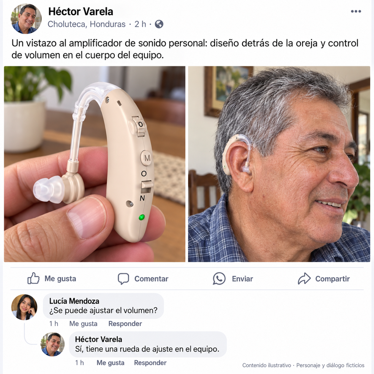 Audífonos amplificadores auditivos para pérdida auditiva con garantia 12 meses