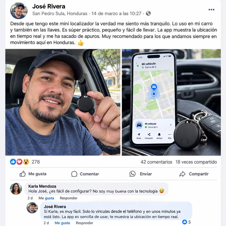 SecureTrack™ – Rastreador GPS para Vehiculos, Mascotas , personas y más Garantía 12 Meses - reseña de cliente 2
