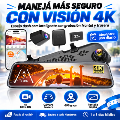 Espejo Retrovisor con Cámara