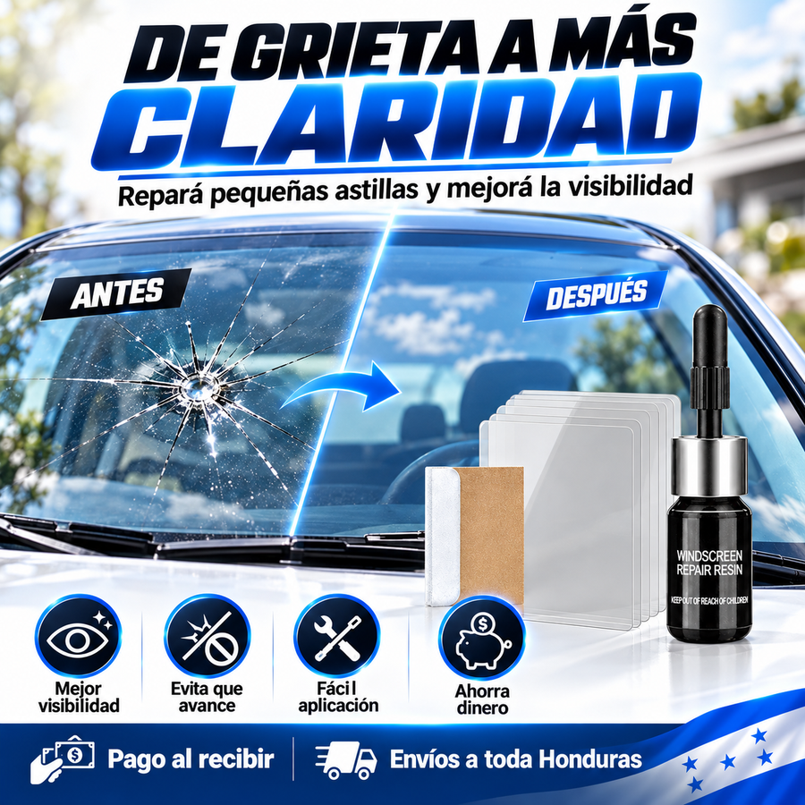 GlassGuard Pro™ – Kit Reparador de vidrio Automotriz o de hogar - imagen 3