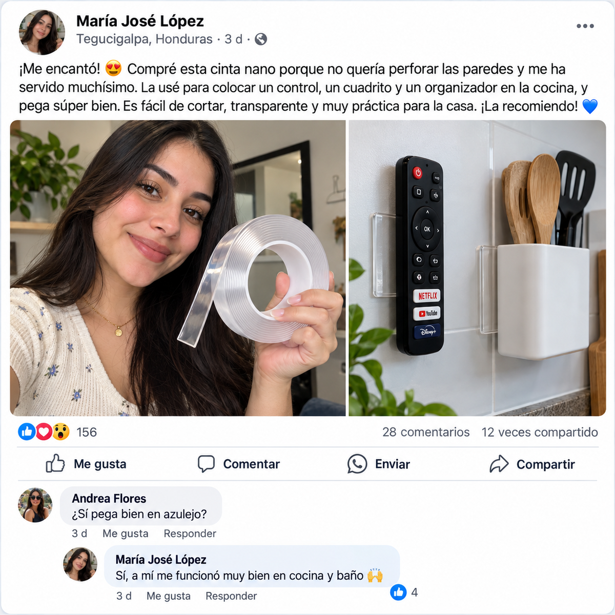 MegaHold Pro – Cinta Doble Cara Transparente