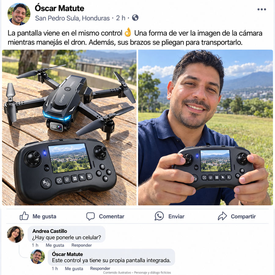 Sky Vision Max Drone Pro - reseña de cliente 1