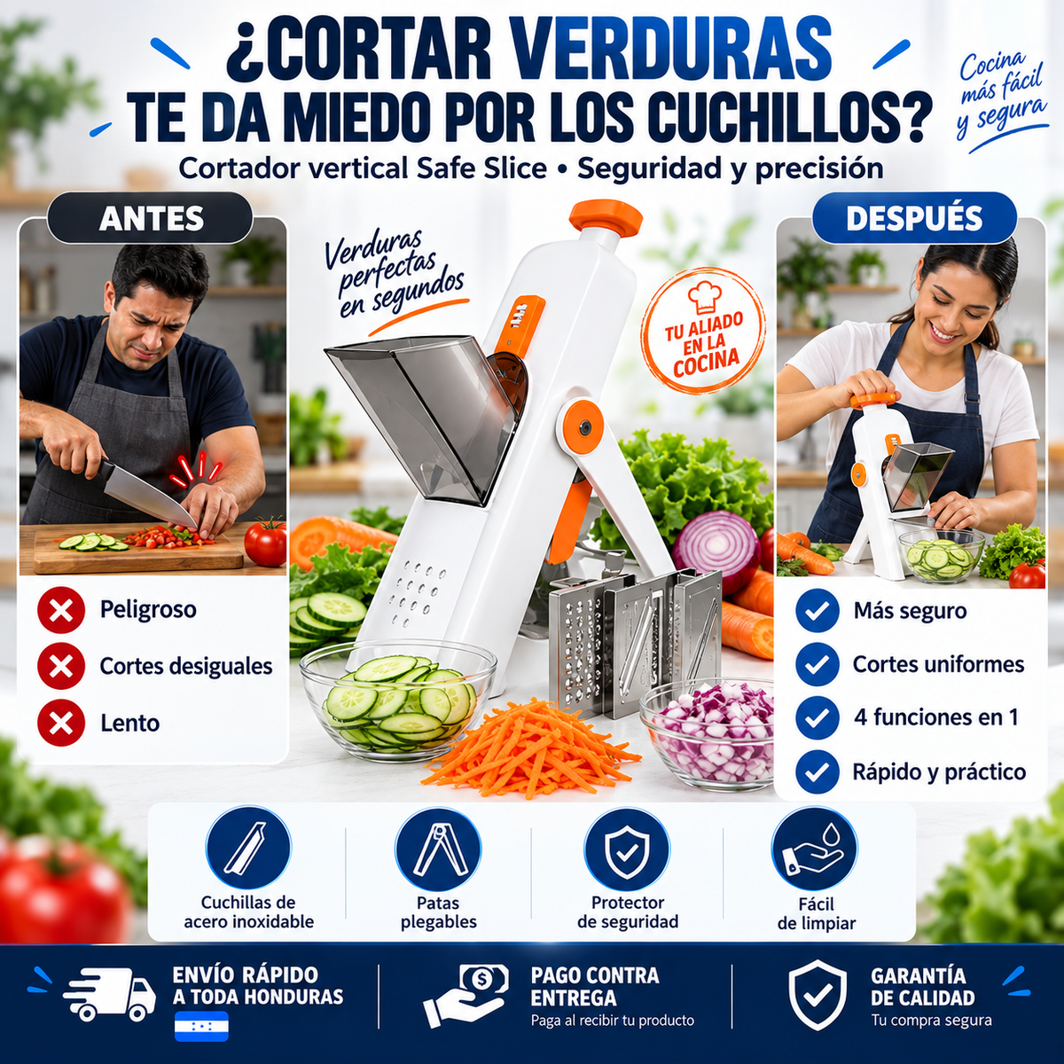 Cortador vertical multifuncional