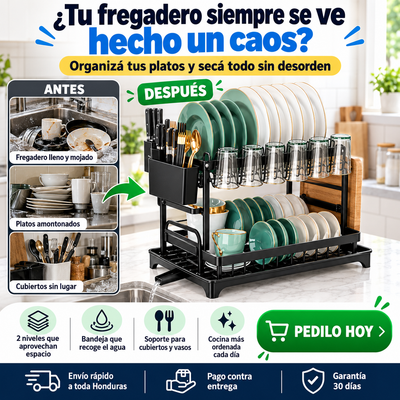 Escurridor de Platos 2 Niveles
