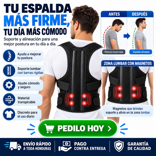 Corrector de Postura con Soporte Lumbar