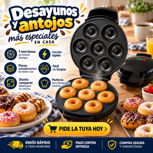 DonaExpress – Máquina para 7 Mini Donas