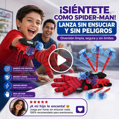 Guante Lanzador de Superhéroe con Sonidos