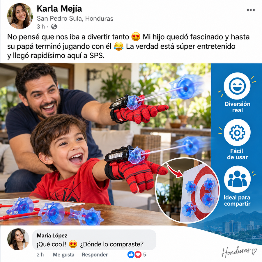 Guante Spiderman SpiderShot Hero™ - reseña de cliente 2
