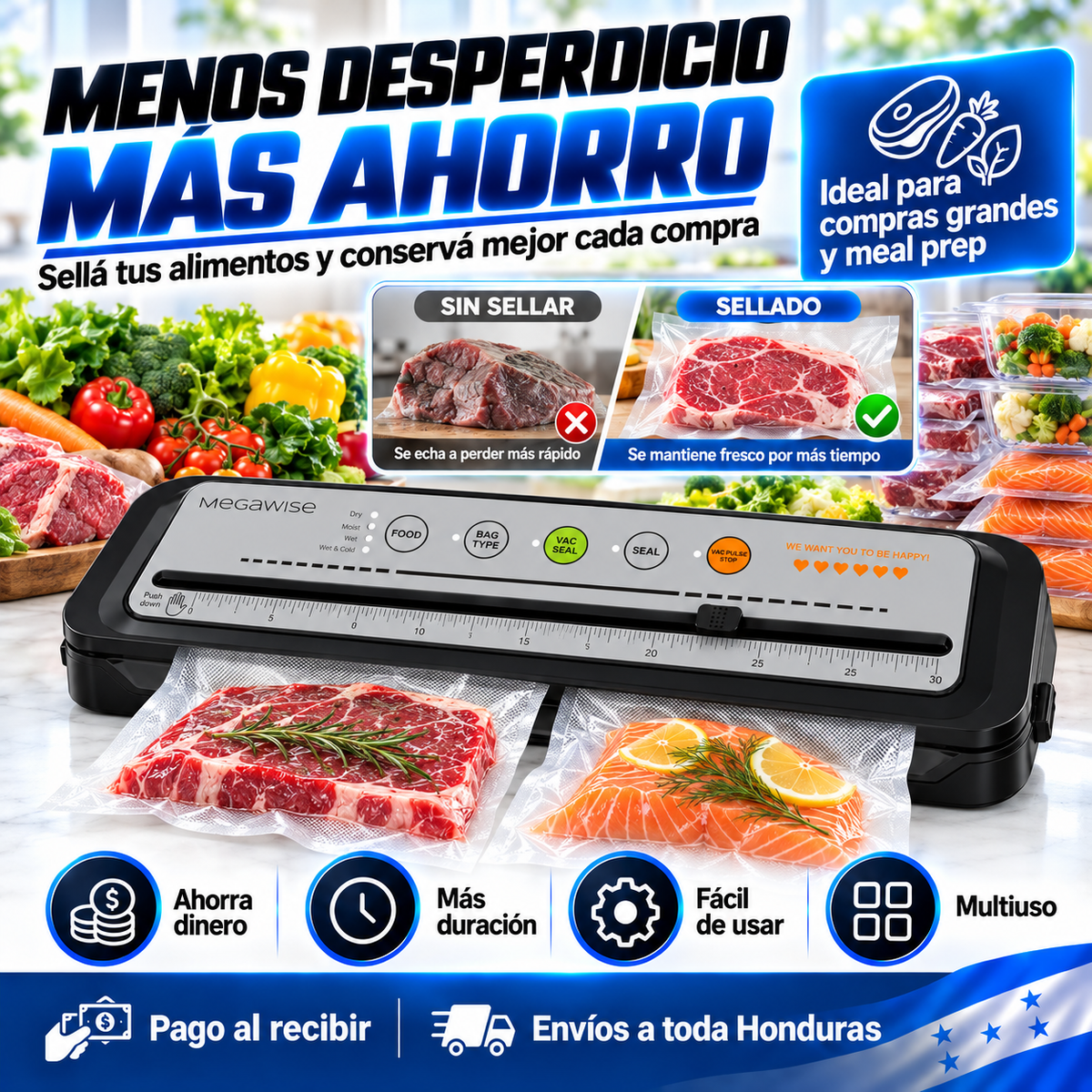 Selladora al Vacío para Alimentos