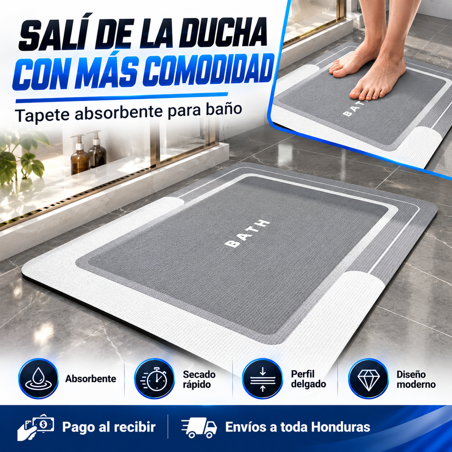 Tapete Mágico Súper Absorbente para Baño - reseña de cliente 3