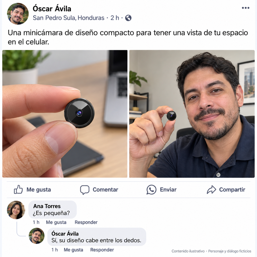 MINI CAMARA 4K ™ MINIATURA +GARANTIA 12 MESES - reseña de cliente 2
