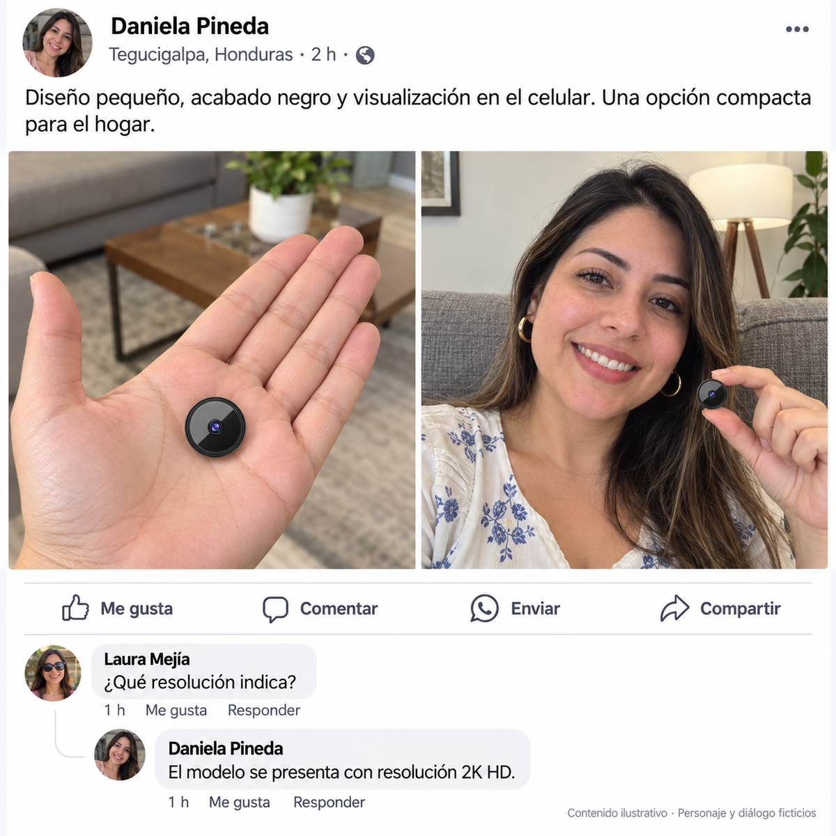 MINI CAMARA 4K ™ MINIATURA +GARANTIA 12 MESES