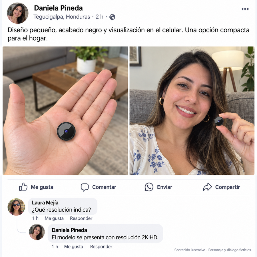 MINI CAMARA 4K ™ MINIATURA +GARANTIA 12 MESES - reseña de cliente 1