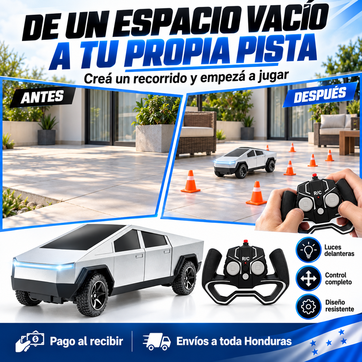 ORIGINAL Cybertruck 1:18 Escala Cybertruck Control Remoto -  + garantia 12 meses gratis The Official Tesla Shop/