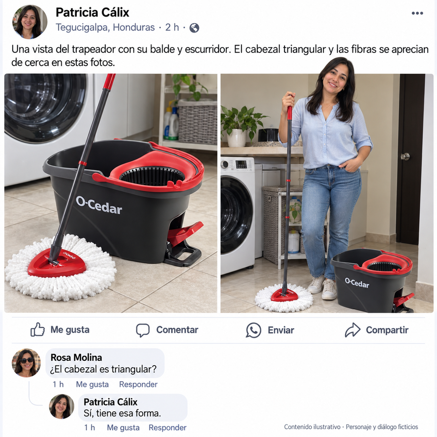SpinClean Max — ¡Pisos Impecables Sin Ensuciar las Manos! - reseña de cliente 2