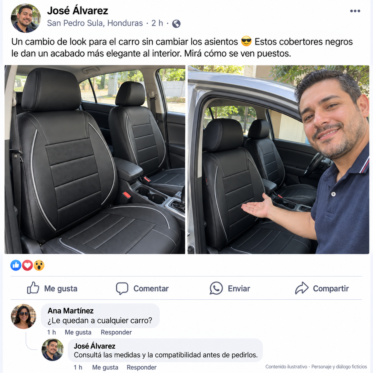 Fundas Premium Cuero  para asientos de carro universal -Garantia incluida