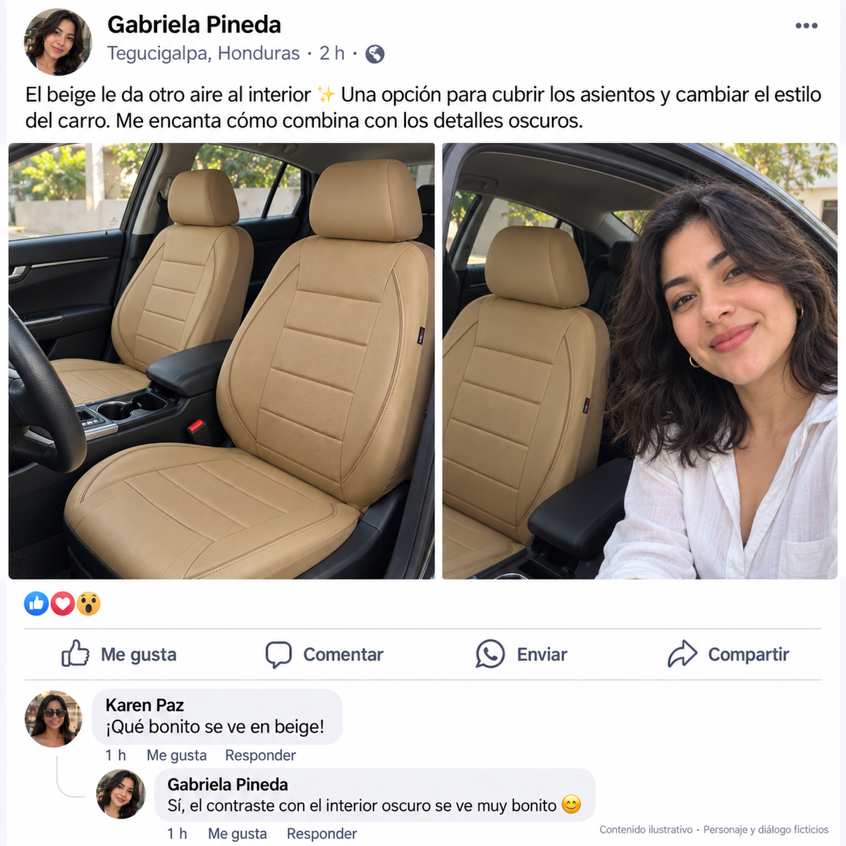 Fundas Premium Cuero  para asientos de carro universal -Garantia incluida