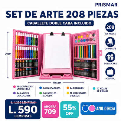 Set de Arte 208 Piezas