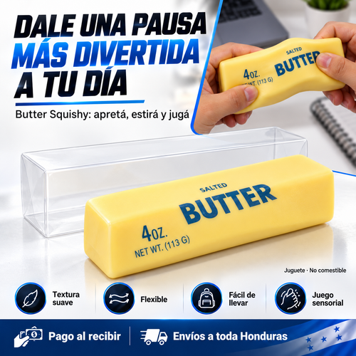 Juguete sensorial para apretar con mantequilla de levantamiento lento, juguete sensorial para aliviar el estrés, juguetes suaves y elásticos, para aliviar la ansiedad