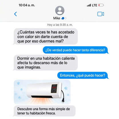 ArcticWall Pro Amazon– Mini Aire Acondicionado Portátil 2 en 1 Certificado Garantia Extendida 2 años