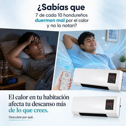 ArcticWall Pro Amazon– Mini Aire Acondicionado Portátil 2 en 1 Certificado Garantia Extendida 2 años