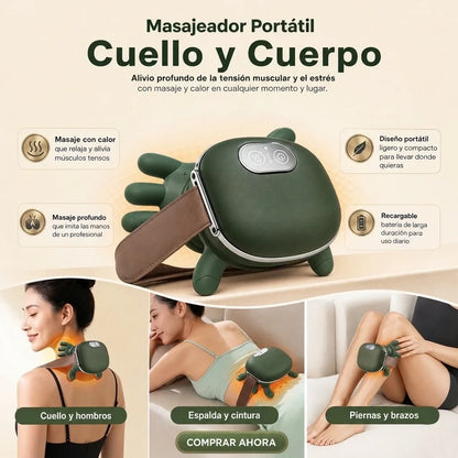 RelaxHand Pro | Masajeador de Cuello, Espalda y Piernas con Calor + Pago al Recibir + Garantía