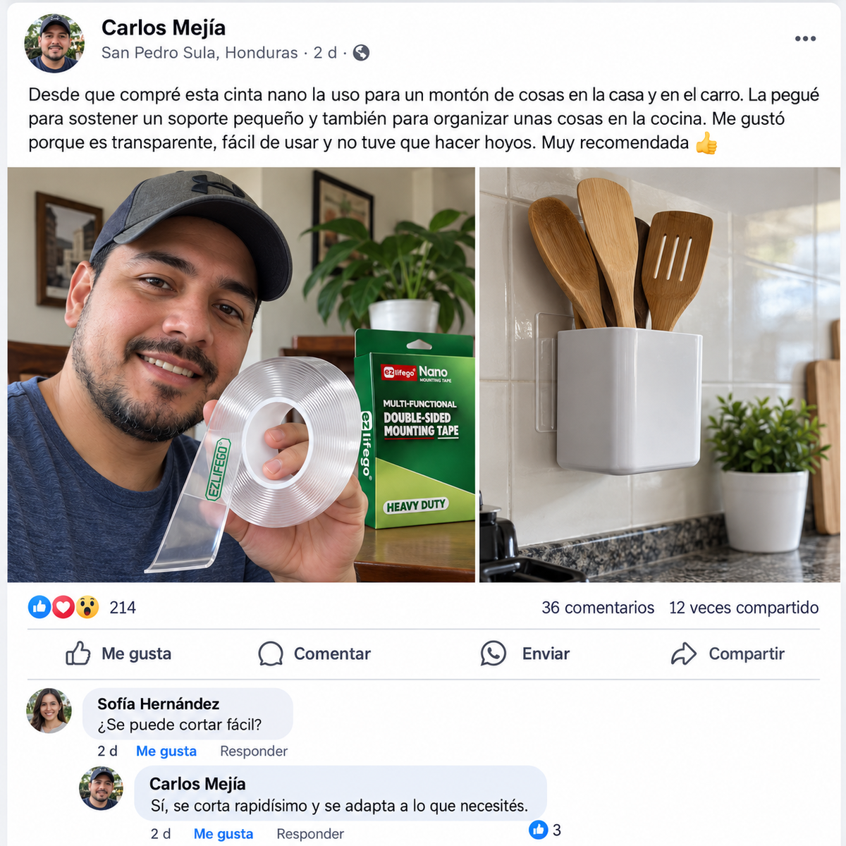 MegaHold Pro – Cinta Doble Cara Transparente