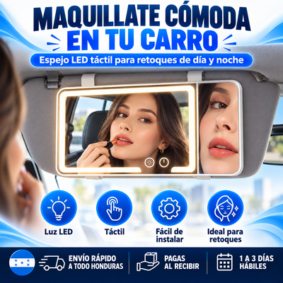 Espejo LED para Visera