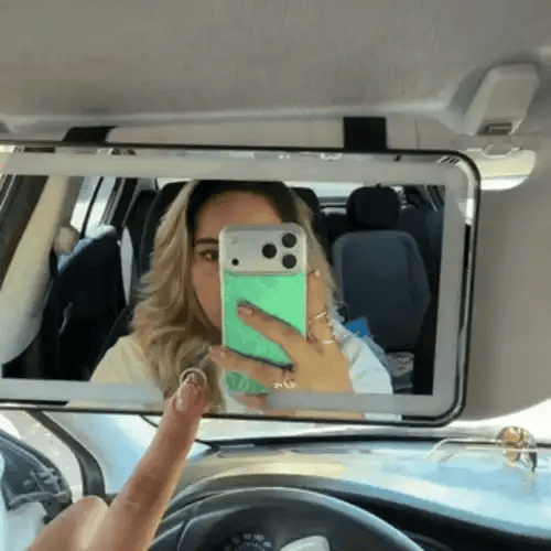 Espejo LED para Visera — ¡Maquillate Perfecta en tu Carro! - imagen 2