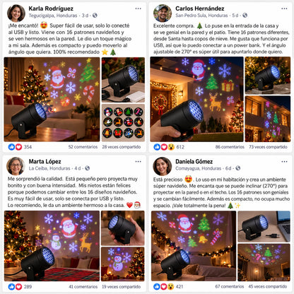 Magic Christmas Projector — Iluminá tu Navidad en Segundos