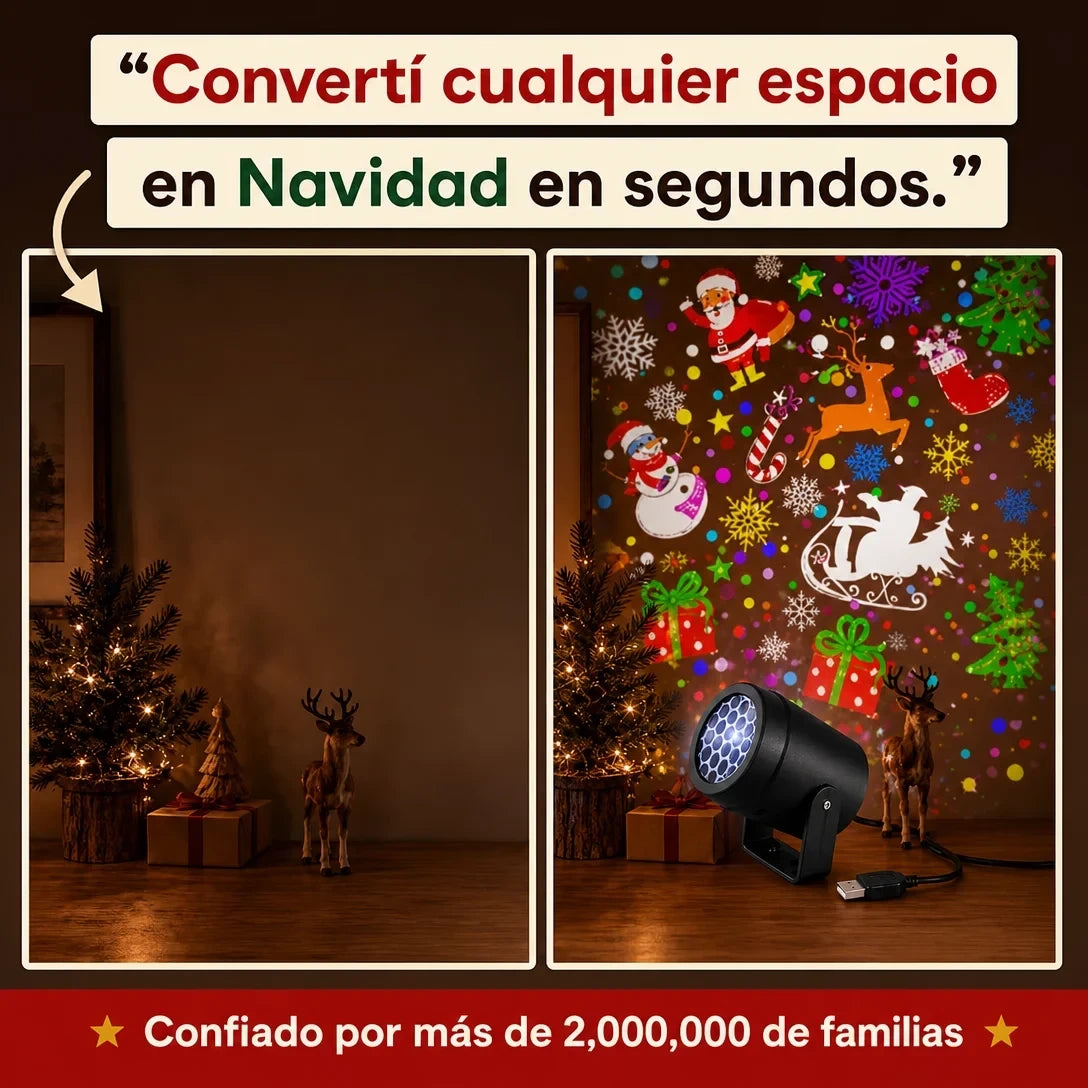 Magic Christmas Projector — Iluminá tu Navidad en Segundos