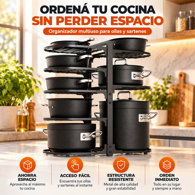 Organizador de Ollas y Sartenes