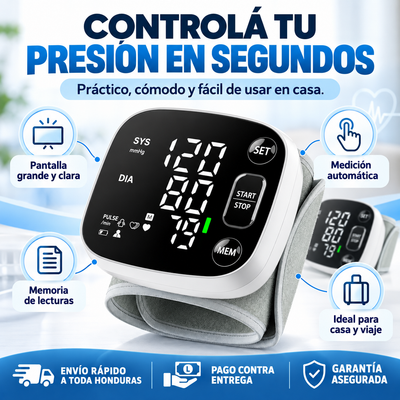 Monitor de Presión de Muñeca