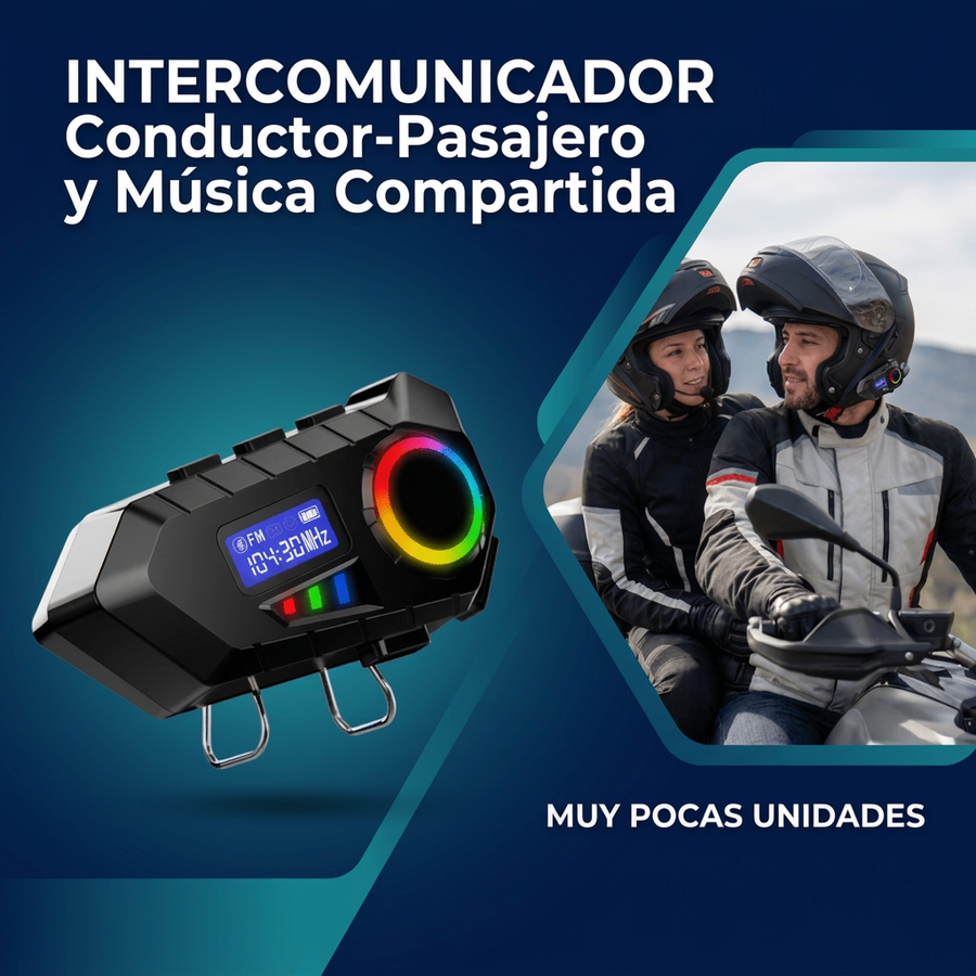 INTERCOMUNICADOR BLUETOOTH Y10 COMPATIBILIDAD DOS EN UNO - imagen 3